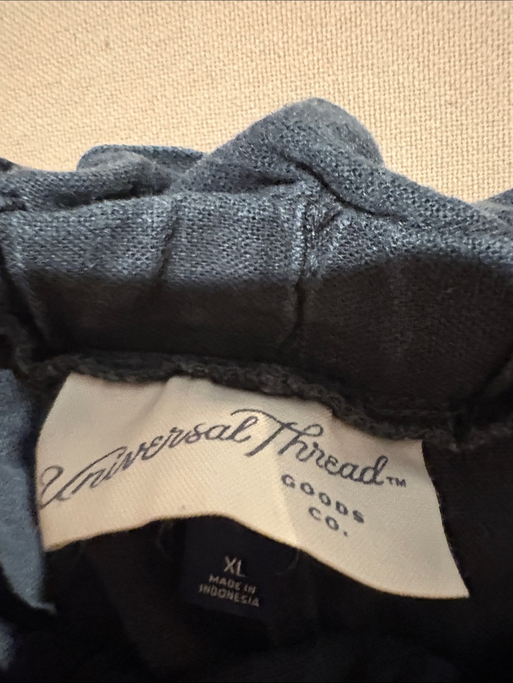 Universal Thread Black Drawcord Linen-Blend Pocket Shorts - Picture 2 of 3